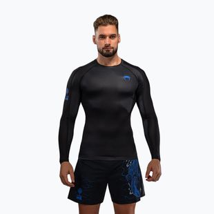 Rashguard longsleeve Venum Thunder Dragon black/royal blue