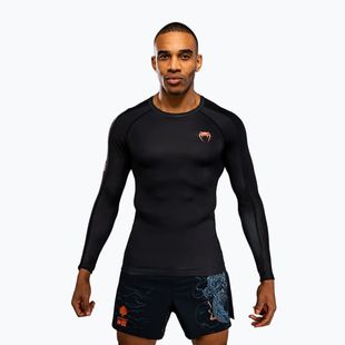 Rashguard a maniche lunghe da uomo Venum Thunder Dragon black/grey/copper