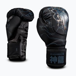Guantoni da boxe Venum Thunder Dragon Boxing black/grey/copper