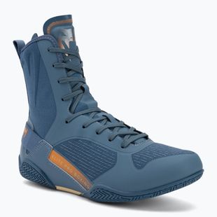 Scarpe da boxe Venum Elite Neo Boxing steel blue/orange