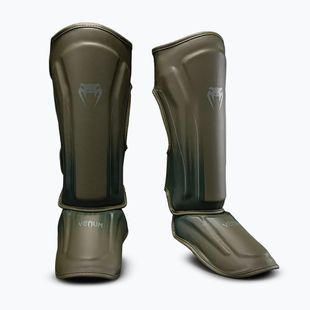 Parastinchi e protezioni per i piedi Venum Stealth Shin khaki/dark green