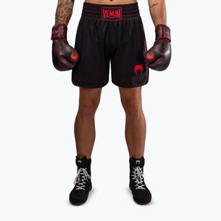 Pantaloncini da boxe da uomo Venum Spectre Boxing black/red