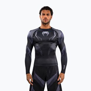 Rashguard uomo manica lunga Venum No-Gi 6.0 Rashguard black/grey