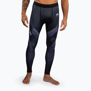 Leggings da allenamento uomo Venum No-Gi 6.0 Spats black/grey