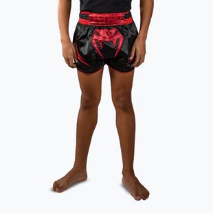 Pantaloncini da allenamento per bambini Venum Attack Muay Thai black/red