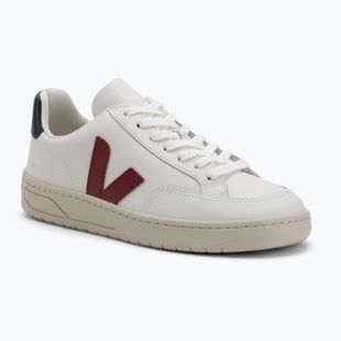 Scarpe uomo VEJA V-12 Leather white/marsala/navy