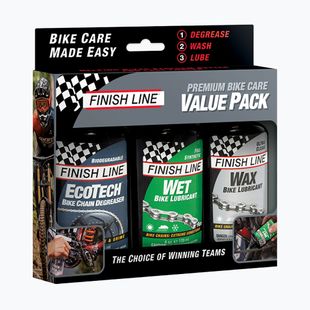 Kit Finish Line Premium Bike sgrassatore + olio Cross Country + olio KryTech 120 ml