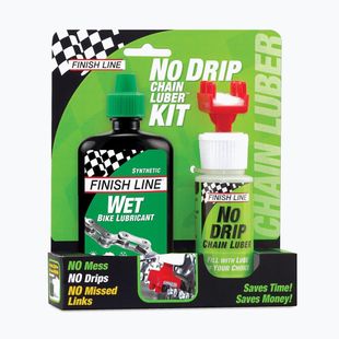 Finish Line Cross Country olio per catena + applicatore No Drip 120 ml