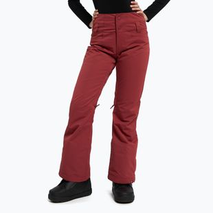 Pantaloni da snowboard da donna ROXY Diversion rosso mattone
