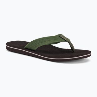 Infradito Quiksilver Molokai Layback Textured da uomo marrone/marrone/verde