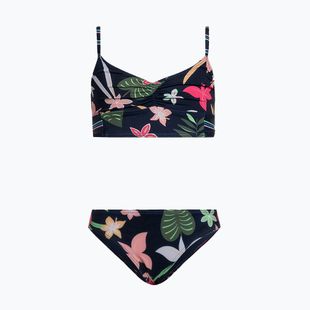 Costume da bagno a due pezzi per bambini ROXY Vacay For Life Crop Top Set mood indigo alma swim