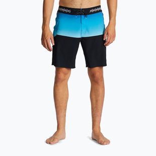 Pantaloncini da bagno Billabong Fifty50 Pro da uomo, blu neon