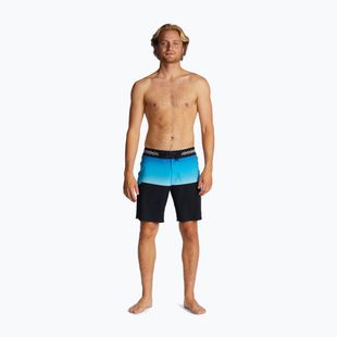 Pantaloncini da bagno Billabong Fifty50 Pro da uomo, blu neon