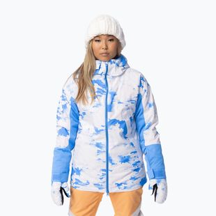 Giacca da snowboard donna ROXY Chloe Kim azzurro nuvole