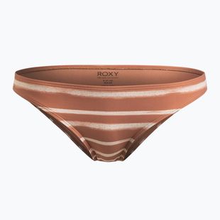 ROXY Printed Beach Classics Moderate cedar wood happy stripe swimsuit