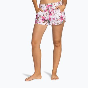 Pantaloncini da bagno ROXY Wave Printed 2 white happy tropical da donna