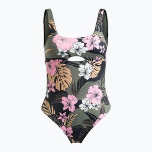 Costume da bagno due pezzi donna ROXY Pro The Double Line One antracite classic pro surf