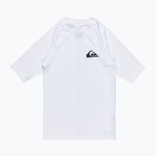 Quiksilver Everyday UPF50 maglia da bagno junior bianca