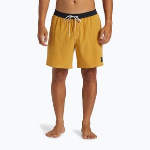 Pantaloncini da bagno Quiksilver Original Straight 17 senape da uomo
