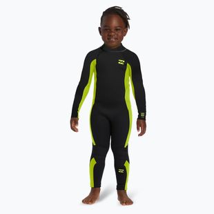 Schiuma da nuoto Billabong 3/2 mm Foil BZ FL fluro lime per bambini