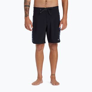 Pantaloncini da bagno Quiksilver Surfilk Arch 19 da uomo, nero