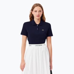 Polo Lacoste donna PF7839 blu navy