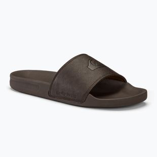 Quiksilver uomo Rivi Nubuck Slide marrone 1 Ciabatte
