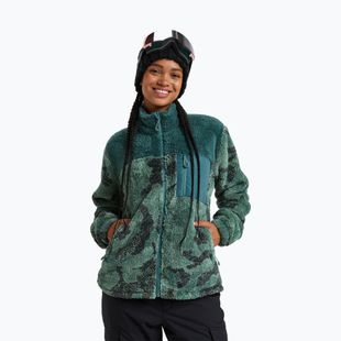 Felpa da donna ROXY Alabama Full Zip Stampato quaderno delle ninfee