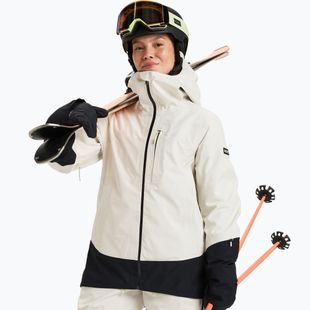 Giacca ROXY Gore-Tex Lunalite 3L da donna in crema di burro