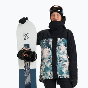 Giacca da snowboard donna ROXY Gore-Tex Glade pino marino immagine da sogno