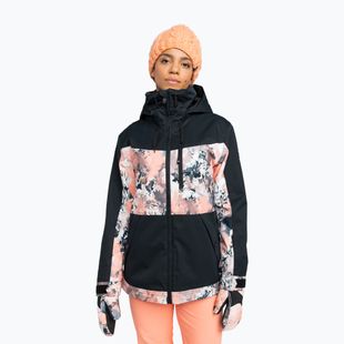 Giacca da snowboard donna ROXY Presence Parka rosa pesca immagine sognante