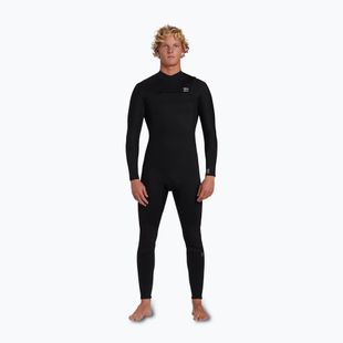 Billabong Swim Foam 5/4 mm Foil Chest Zip GBS nero da uomo