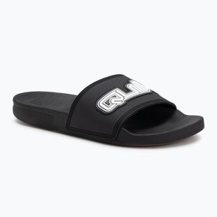 Quiksilver uomo Rivi Wordmark Slide II infradito nero 5