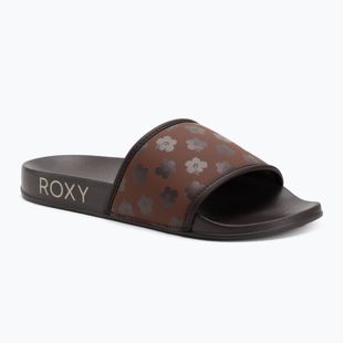 Infradito donna ROXY Slippy IV marrone combinato