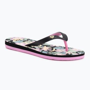 ROXY Tahiti VII infradito per bambini nero/rosa stencil