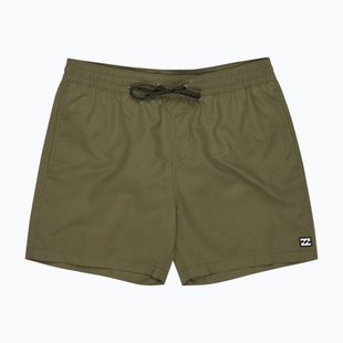 Pantaloncini da bagno da uomo Billabong All Day Layback military