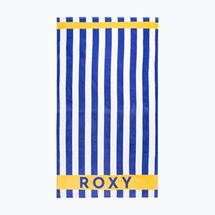 ROXY Telo da spiaggia stampato in acqua fredda blu abbagliante