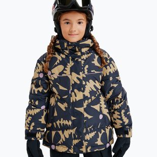 Giacca da snowboard per bambini ROXY Askamoon fennel seed/big flower Rg