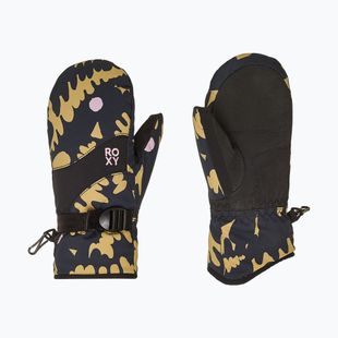 Guanti da snowboard per bambini Roxy Jetty Mitt fennel seed/big flower rg