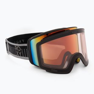 Maschera da snowboard da donna ROXY Storm MG black/clux ml infrared