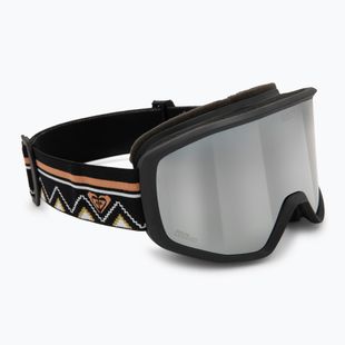 Maschera da snowboard donna ROXY Izzy black/clux ml silver