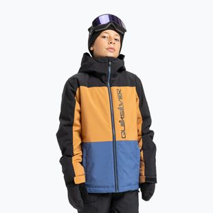 Giacca da snowboard per bambini Quiksilver Side Hit Block true navy