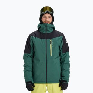 Giacca da snowboard uomo Quiksilver Titano trekking green
