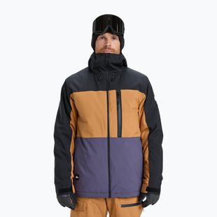 Giacca da snowboard uomo Quiksilver Sycamore Block 20K dark ivy