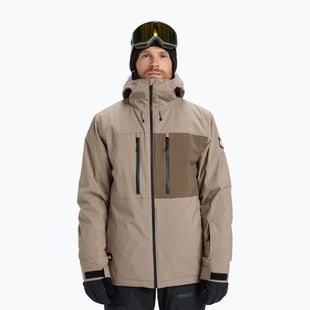 Giacca da snowboard da uomo Quiksilver Sycamore Solid 20K fallen rock