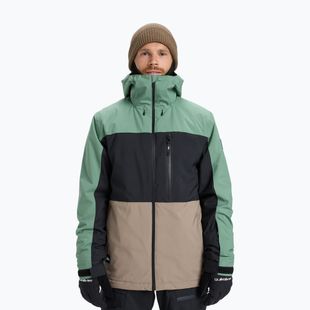Giacca da snowboard uomo Quiksilver Sycamore Block 20K dark ivy