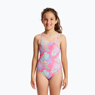Costume da bagno intero per bambini ROXY Aquarella sangria sunset aquarella rg