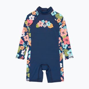 Tuta da bambino UPF 50+ ROXY Morning Flower Springsuit mood indigo morning flowers