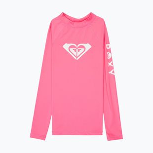 Maglia a maniche lunghe da nuoto per bambini ROXY Whole Hearted sangria sunset