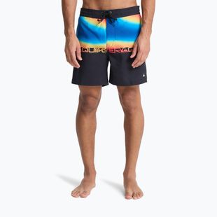 Pantaloncini da bagno uomo Quiksilver Everyday Half Jam 16" black wordblock